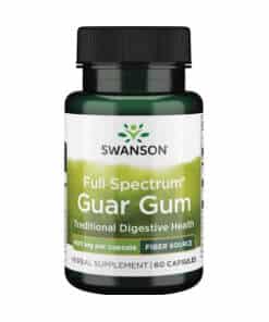 Fuldt spektrum Guar Gum, 400mg - 60 kapsler