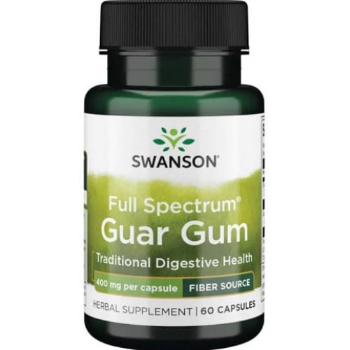Fuldt spektrum Guar Gum, 400mg - 60 kapsler
