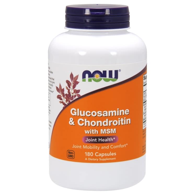 NOW Foods - Glucosamine & Chondroitin with MSM - 180 caps