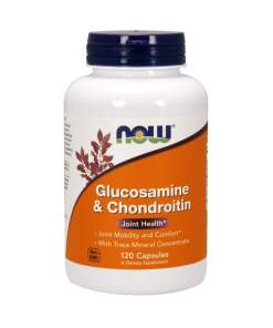 NOW Foods - Glucosamine & Chondroitin with Trace Mineral Concentrate - 120 caps