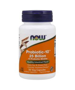 NOW Foods - Probiotic-10 25 Billion - 50 vcaps