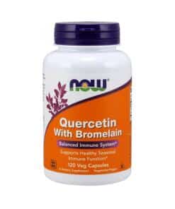 NOW Foods - Quercetin with Bromelain - 120 vcaps