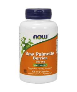 NOW Foods - Saw Palmetto Berries 550mg - 100 vcaps