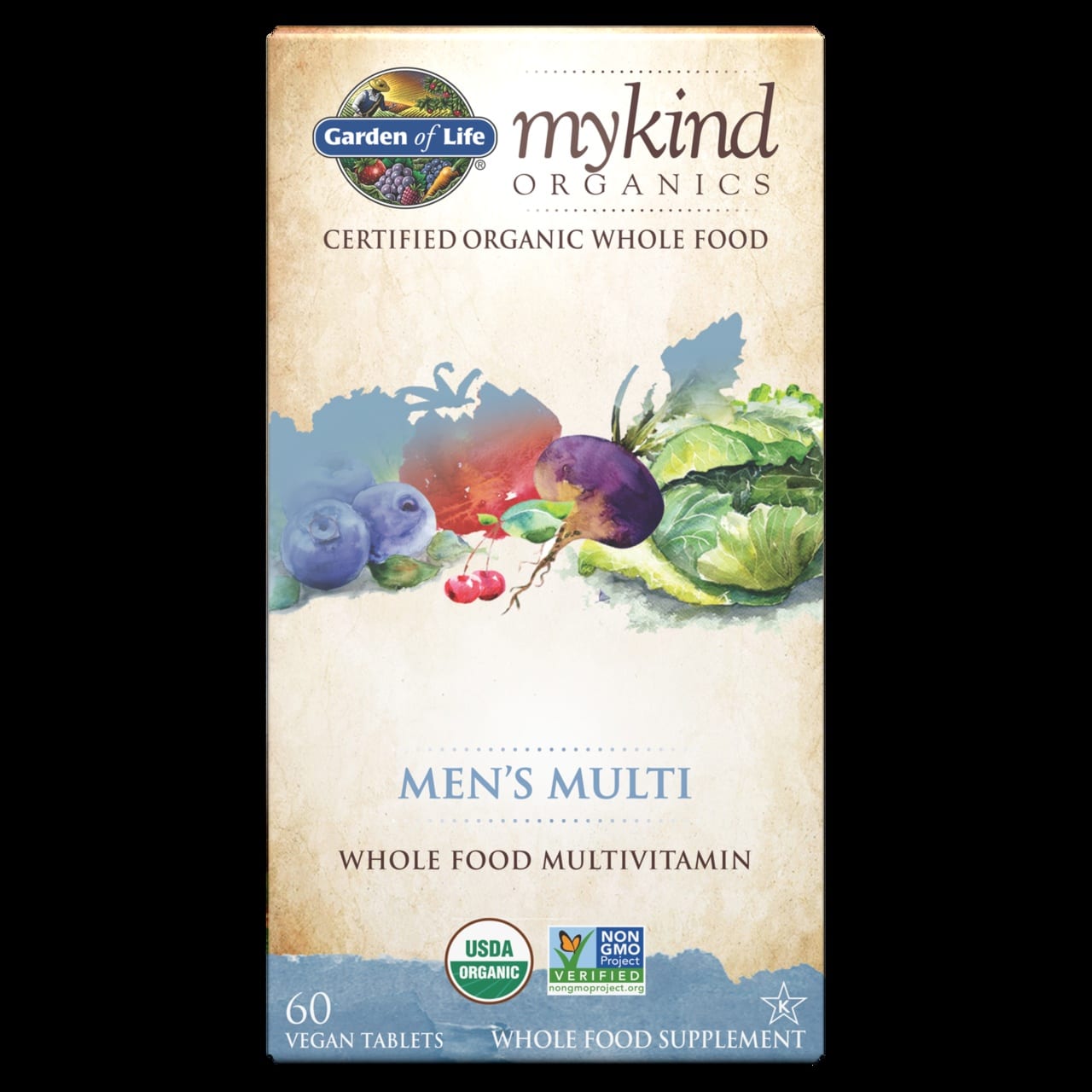 mykind Organics Herre Multi Tablets