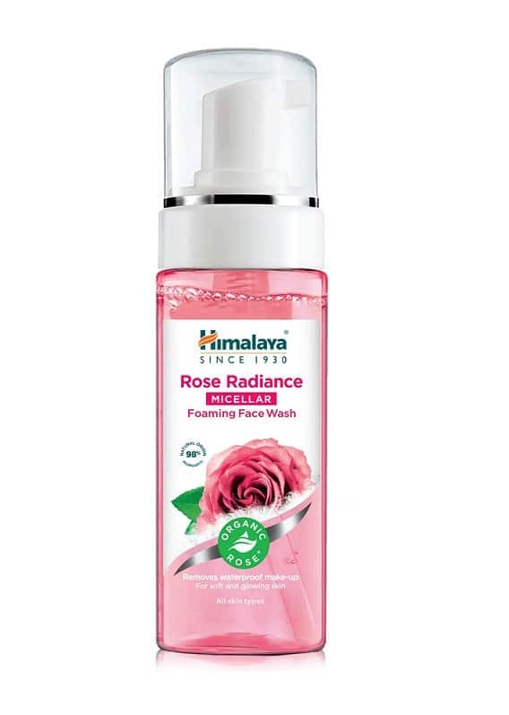 Organic Rose Radiance Micellar Foaming Face Wash - 150 ml.