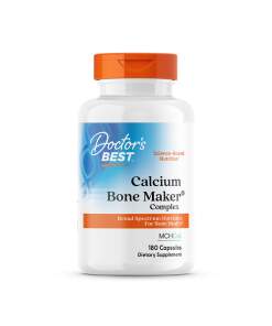 Doctor's Best - Calcium Bone Maker Complex med MCHCal - 180 kapsler