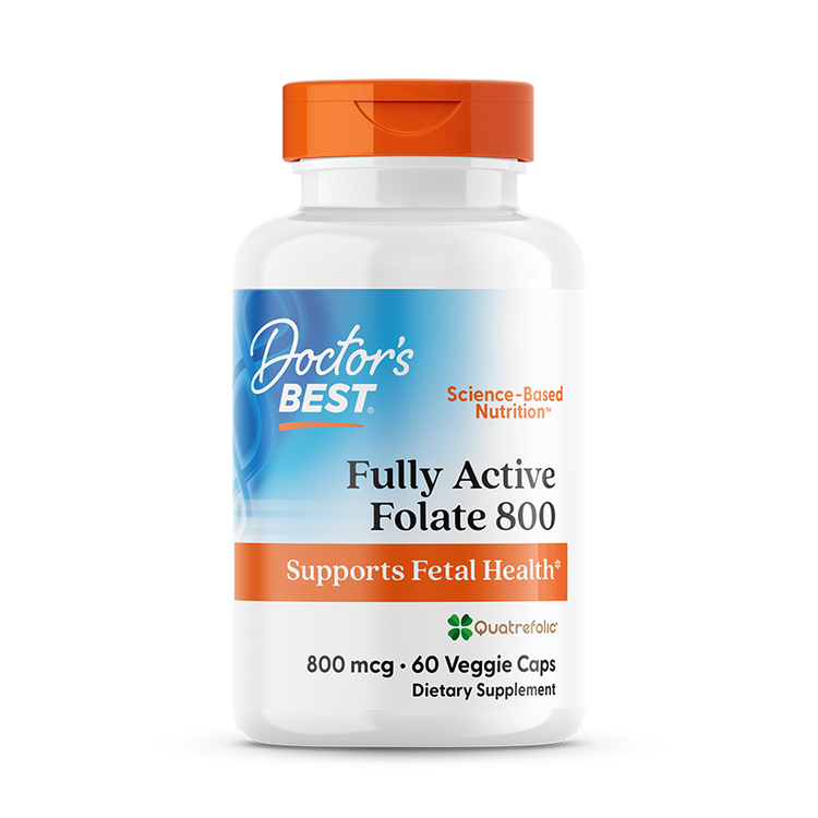 Doctor's Best - Fuldt aktivt folat 800 med Quatrefolic