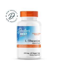 Doctor's Best - L-Theanine AlphaWave - 60 vcaps
