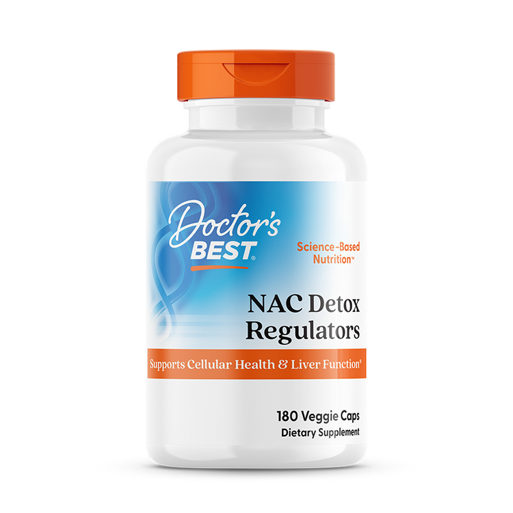 Doctor's Best - NAC Detox Regulators - 180 kapsler