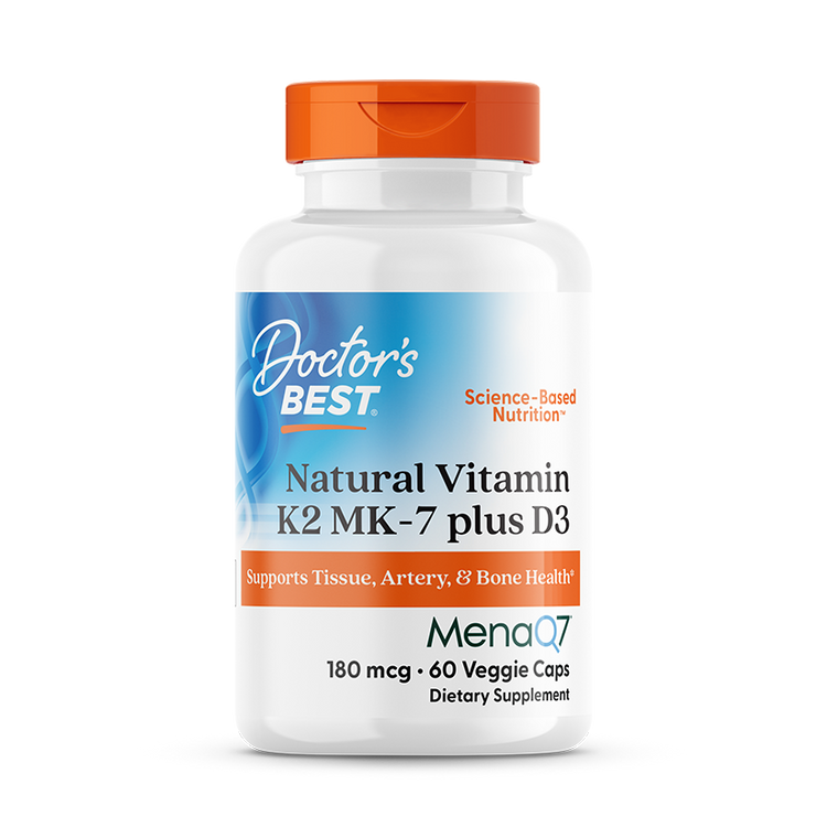 Doctor's Best - Naturlig Vitamin K2 MK7 med MenaQ7 plus D3