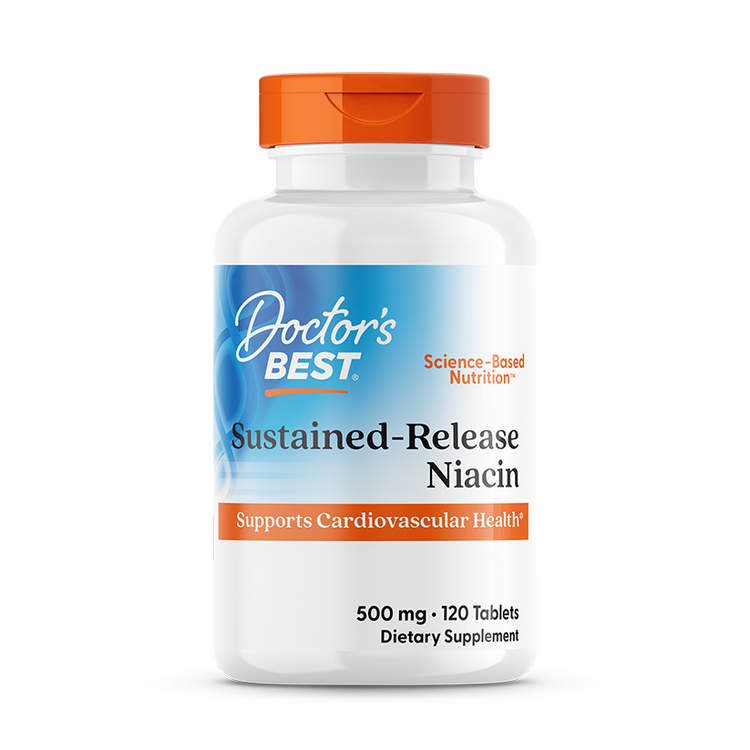 Doctor's Best - Tidsfrigivelse Niacin med niaXtend