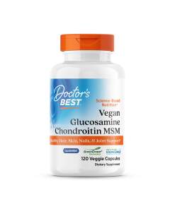 Doctor's Best - Vegansk Glucosamin & Chondroitin & MSM - 120 kapsler