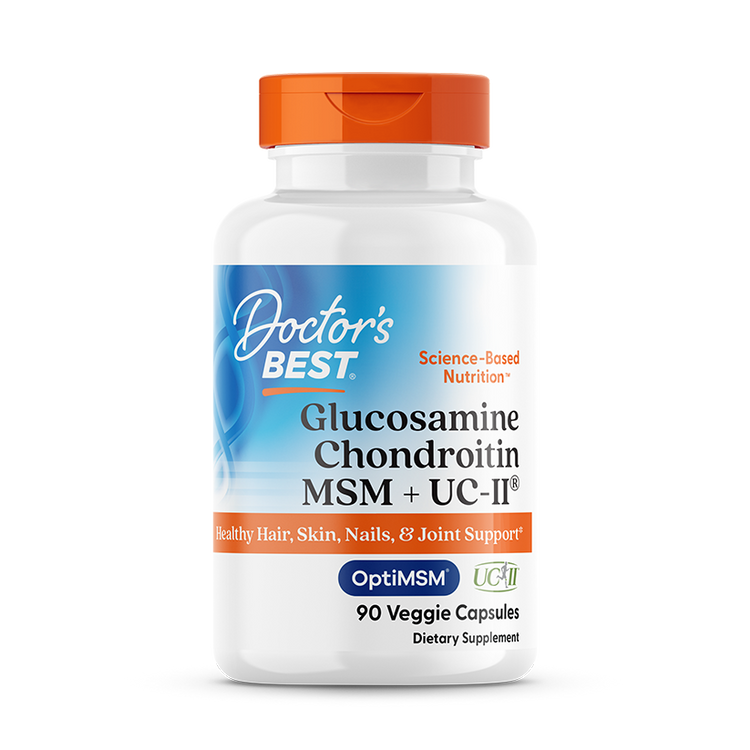 Doktor's Bedste - Glucosamin Chondroitin MSM + UC-II - 90 kapsler