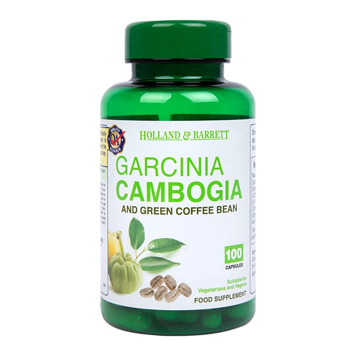 Holland & Barrett - Garcinia Cambogia og Grøn Kaffebønne - 100 kapsler