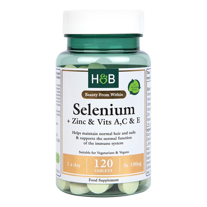 Holland & Barrett - Selen + Zink & Vitaminer A