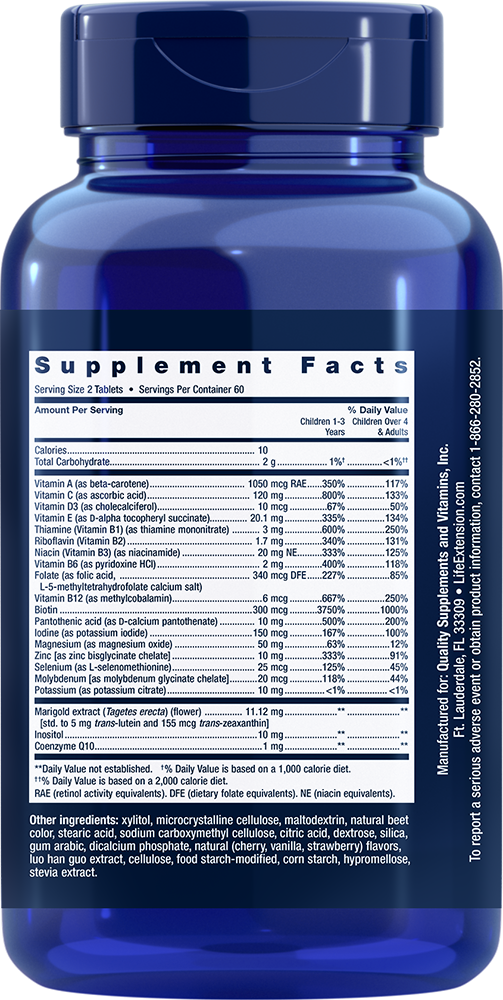 Naturlig Bær - 120 tyggetabletter