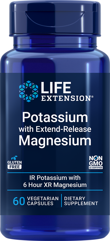 Life Extension - Kalium med forlænget frigivelse af magnesium - 60 kapsler