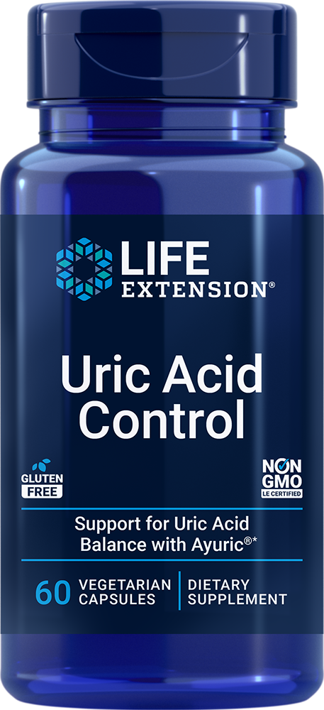 Life Extension - Kontrol af urinsyre - 60 kapsler
