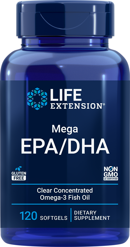 Life Extension - Mega EPA/DHA - 120 bløde kapsler