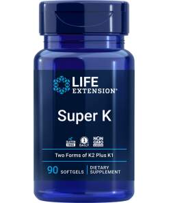 Life Extension - Super K - 90 bløde kapsler