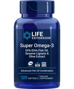 Life Extension - Super Omega-3 - 120 bløde kapsler