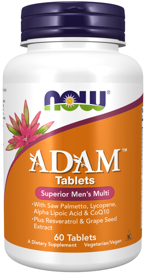 NOW Foods - ADAM Multi-Vitamin til mænd - 60 tabletter