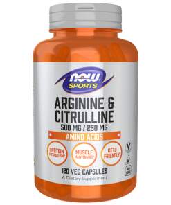 NOW Foods - Arginin & Citrullin - 240 kapsler