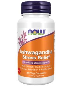 NOW Foods - Ashwagandha Stress Relief - 60 kapsler