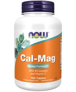 NOW Foods - Cal-Mag med B-kompleks og C-vitamin - 100 tabletter