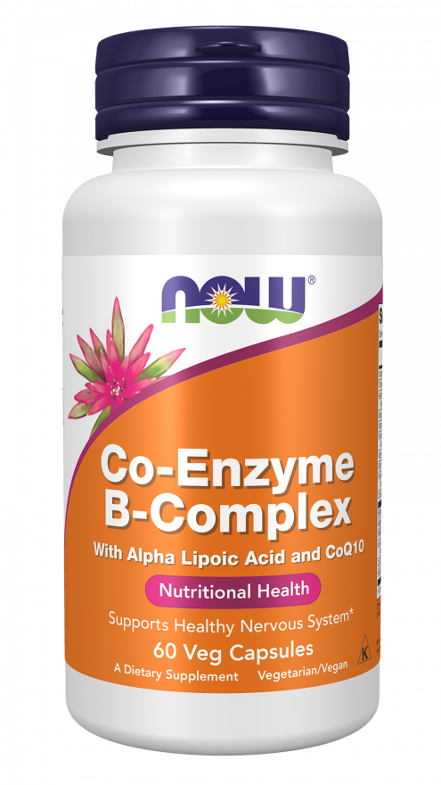 NOW Foods - Co-Enzyme B-Kompleks - 60 kapsler