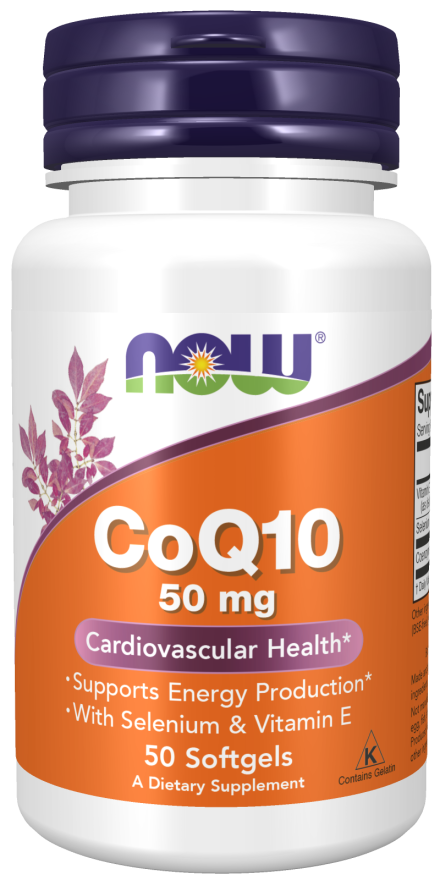 NOW Foods - CoQ10 med selen & vitamin E