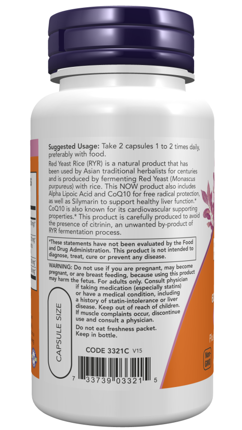 Orez Roșu cu CoQ10 - 600mg · 60 vcaps - imagine 3
