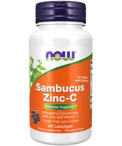 NOW Foods - Sambucus Zinc-C - 60 pastiller
