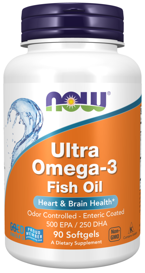 NOW Foods - Ultra Omega-3 - 90 bløde kapsler