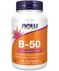 NOW Foods - Vitamin B-50 - 250 kapsler
