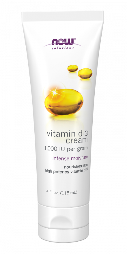 NOW Foods - Vitamin D-3 Creme - 118 ml