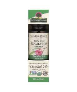Nature's Answer - 100% Pure Eucalyptus Essential Oil - 15 ml.