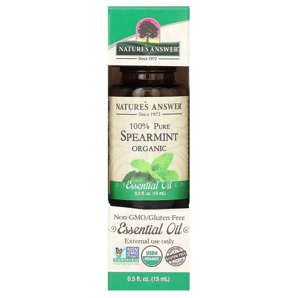 Nature's Answer - 100% Pure Spearmint Essential Oil - 15 ml.