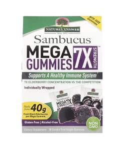 Nature's Answer - Sambucus Mega Gummies 7X Strength