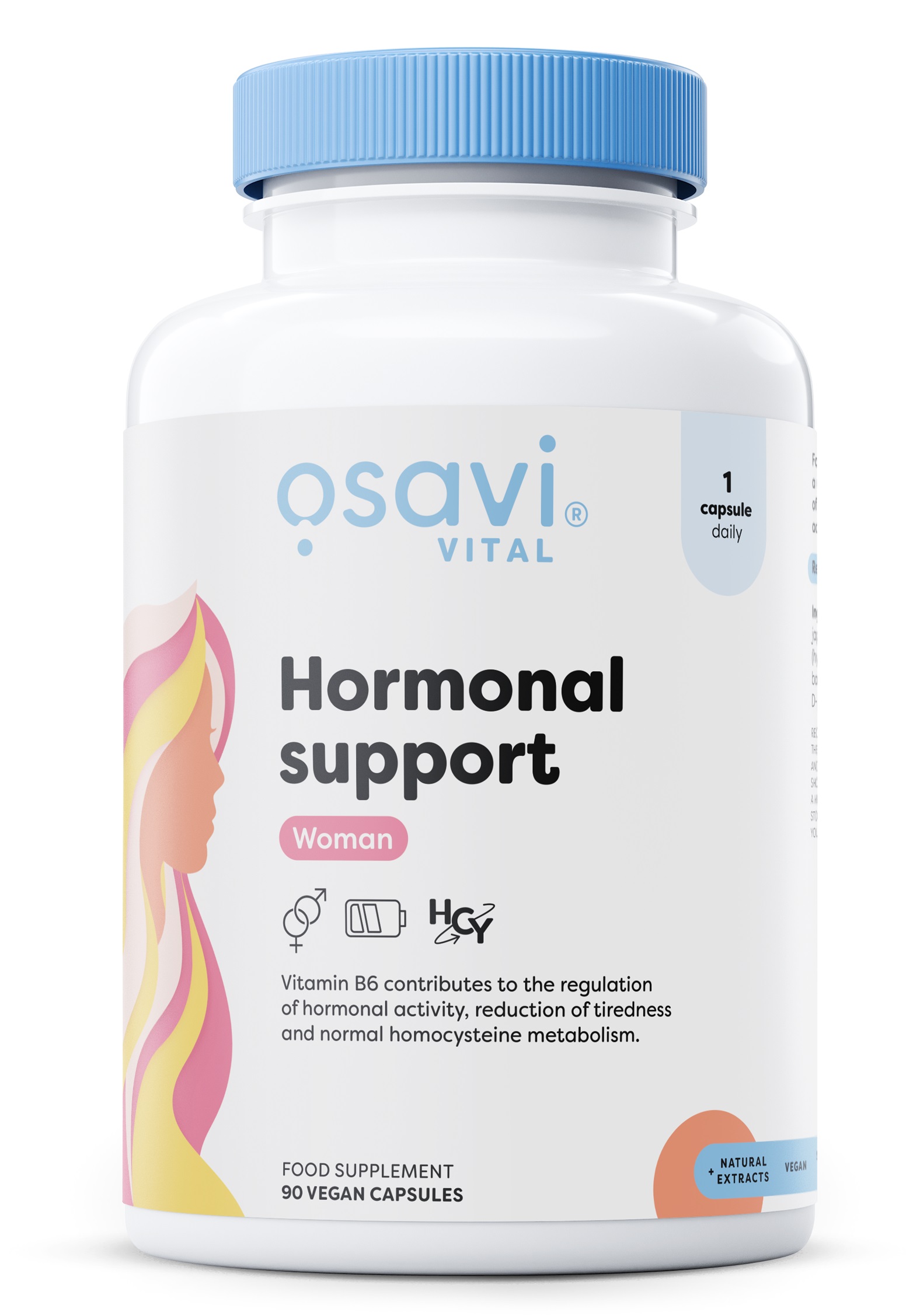Osavi - Hormonel Støtte Kvinde - 90 veganske kapsler