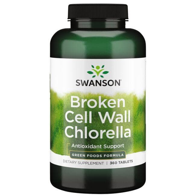 SWANSON Chlorella (brudt cellevæg) 360 tabletter