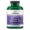 SWANSON Citronsyrecalcium + Vitamin D-3 250 tabl