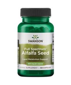 SWANSON FS Alfalfa 400mg 60 kapsler