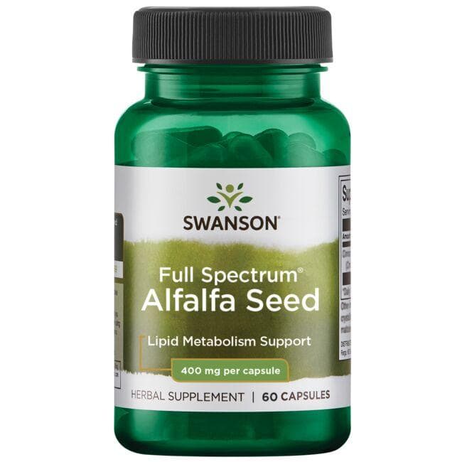 SWANSON FS Alfalfa 400mg 60 kapsler
