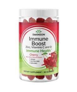 SWANSON Immune Boost smag af hindbær 60 gummibamser