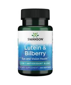 SWANSON Luteina+ Blåbær 120 kapsler