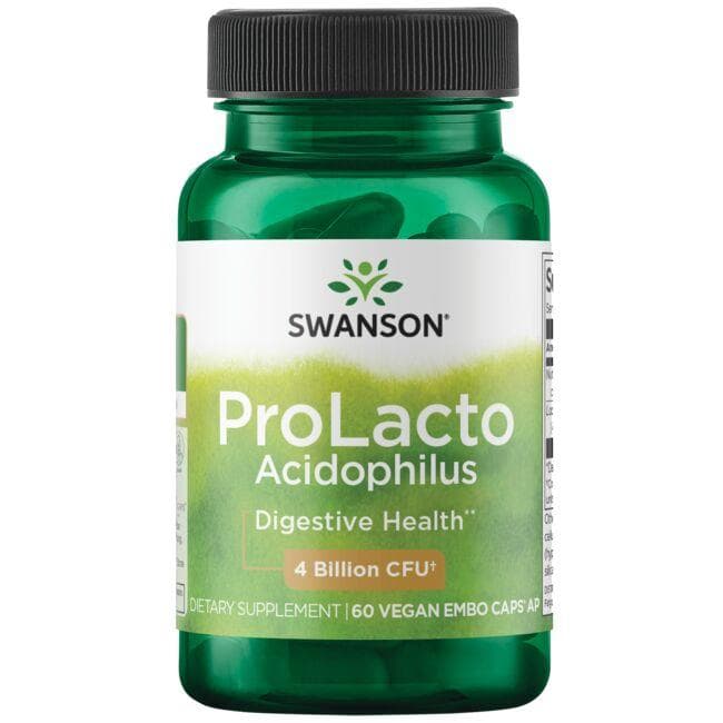 SWANSON Probiotisk Prolacto Acidophilus 60 kapsler