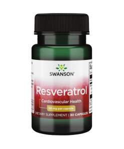 SWANSON Resveratrol 50mg 30 kapsler