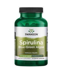 SWANSON Spirulina standardiseret 90 kapsler