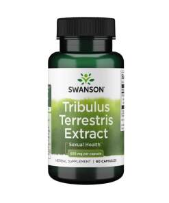 SWANSON Tribulus Terrestris 500mg 60 kapsler